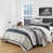 Navy/Gray/White Striped