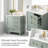 Velora 30" Vanity with Gold Handles – Soft-Close Door + 3 Graduated Drawers, White Ceramic Sink. Solid-Wood Frame, 4" Faucet Deck-551577052
