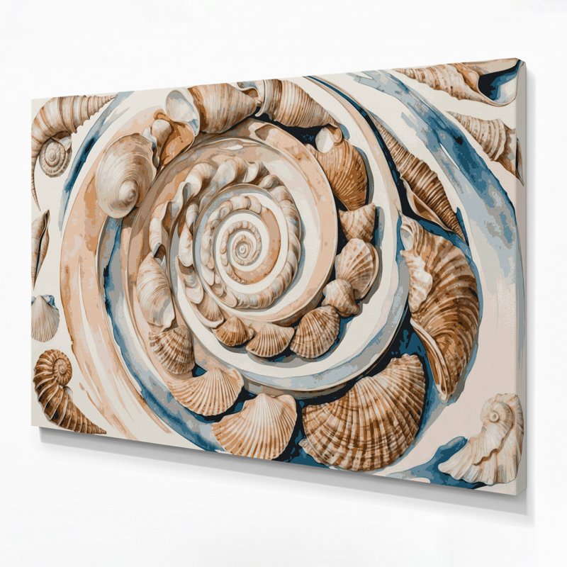Art mural sur toile beige, H 8 po x l 10 po