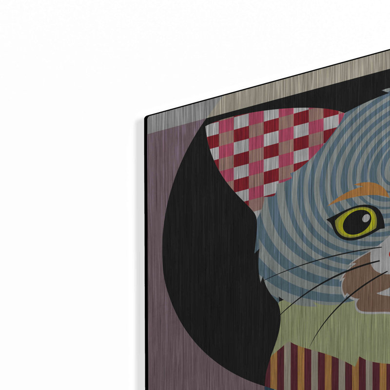 «Spectrum Cat» par Lanre Adefioyue, H 16 po x l 24 po