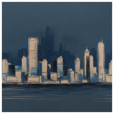 Rideaux de douche Urban Skyline