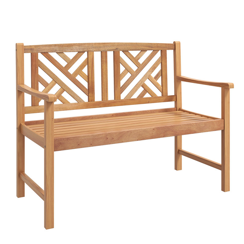 Irick Solid Wood Outdoor Bench