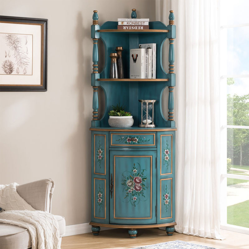Picture color Solid + Manufactured Wood Corner cabinet