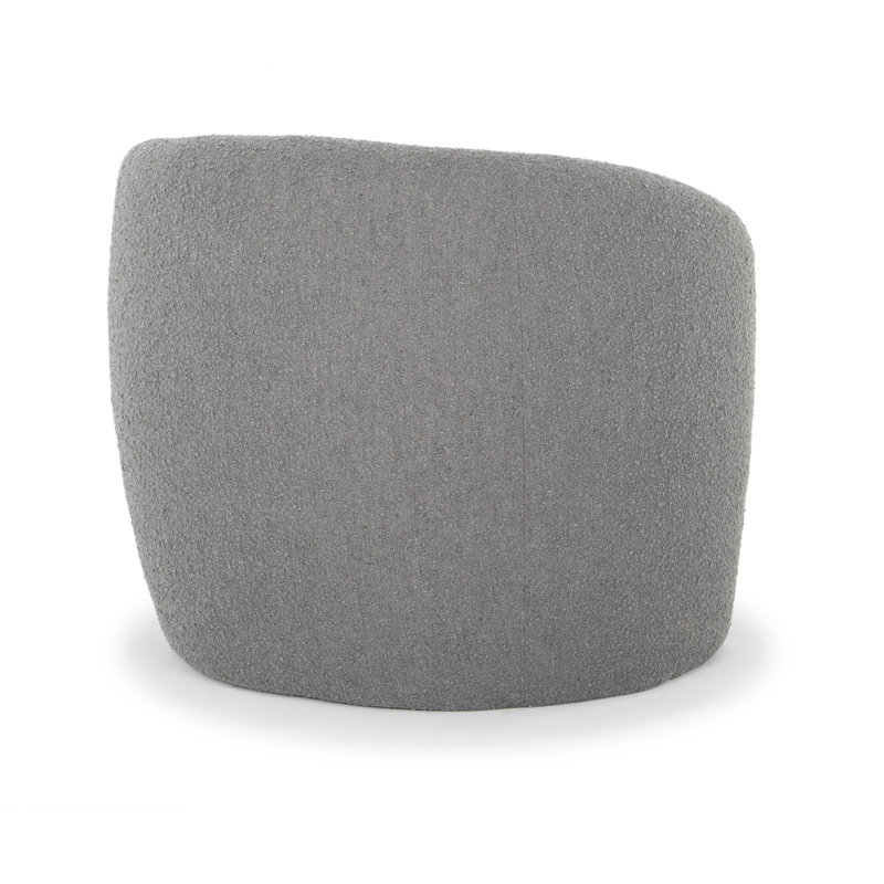 Yancy Barrel Chair, Charcoal