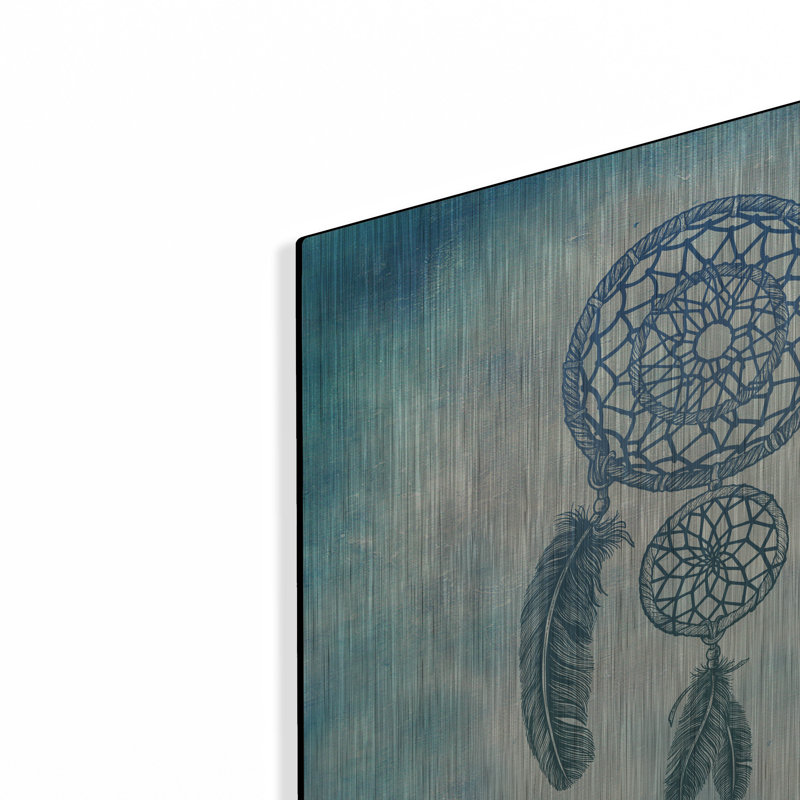 «Double Dream Catcher» par Rachel Caldwell, H 12 po x l 12 po