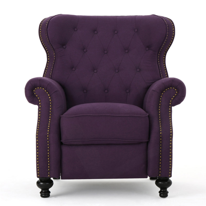 Fauteuil inclinable avec accoudoirs roulés