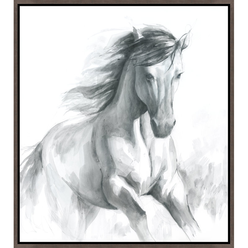 Horse In Charcoal Painting by Richard Ryder