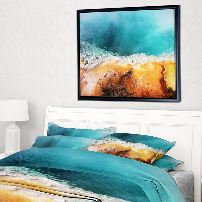 « magnifique matin gloire pool », impression, H 14 po x l 22 po x P 1 po, Toile avec cadre flottant