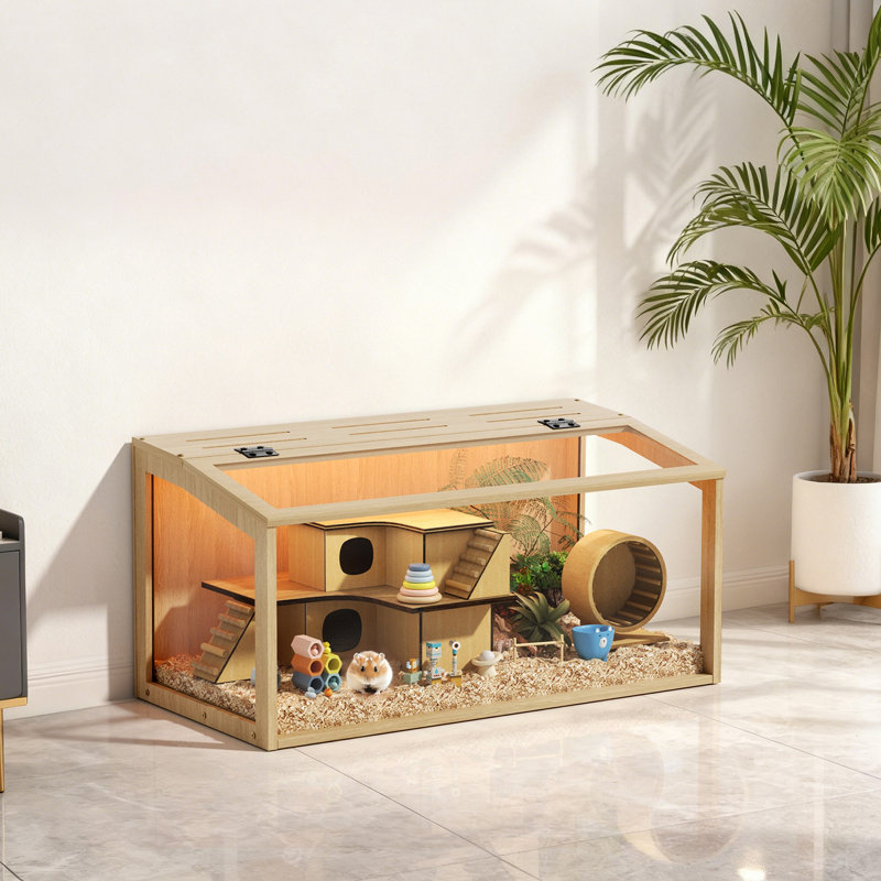 Hamster Cage, 40cm H x 60cm W x 40cm D