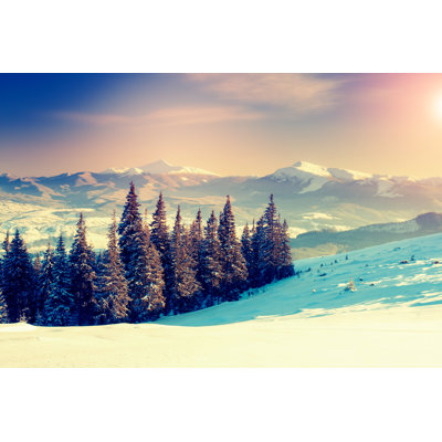 Mountain Landscape - Wrapped Canvas Print