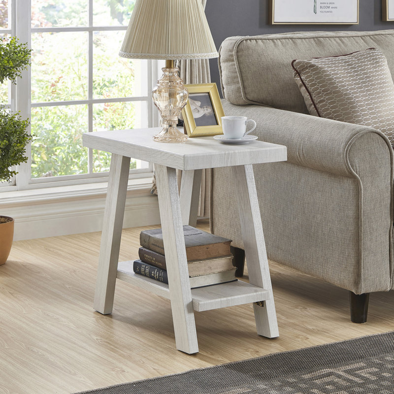 Table d'appoint Contemporary, Blanc, Blanc