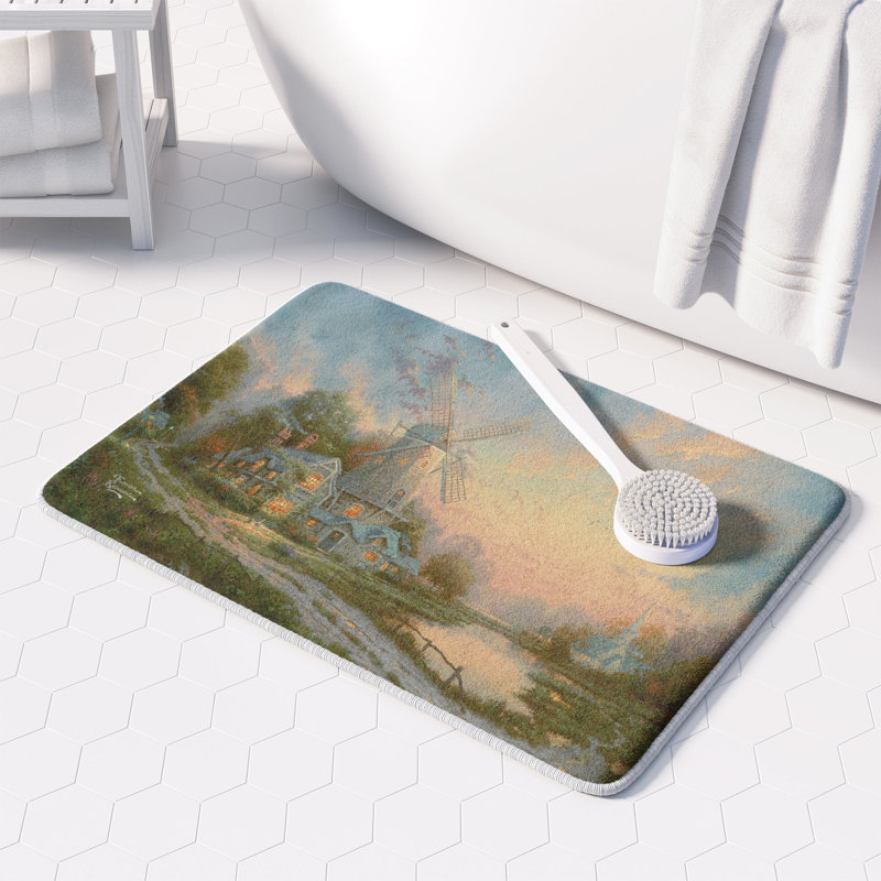 Tapis en mousse à mémoire de forme Thomas Kinkade