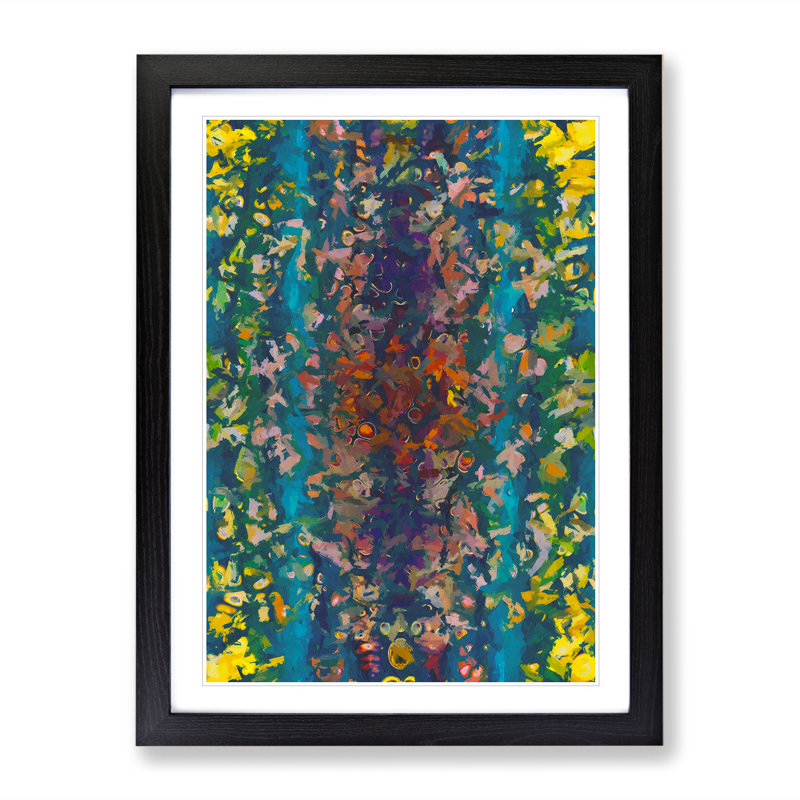 Nature And Nurture - Single Picture Frame Print, Black, 64cm H x 46cm W x 2cm D
