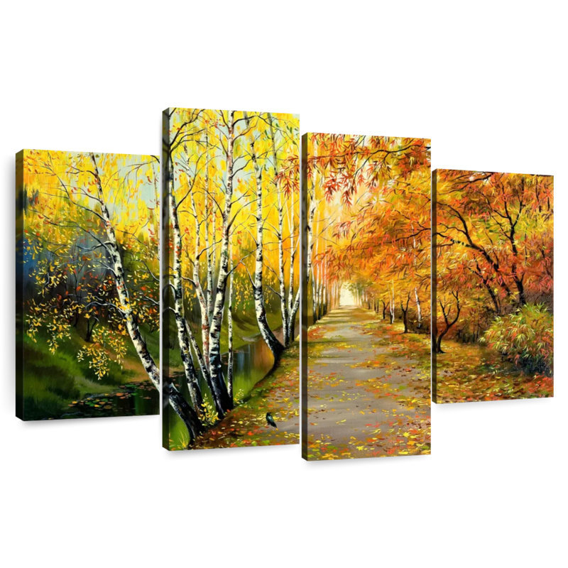 Peinture d'automne Alvord, H 22 po x l 36 po