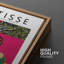 «Classical Artwork», rouge vif, abstrait, botanique, nature, Matisse, œuvre d'art encadrée sur toile, 3 pièces-91874889-91874890