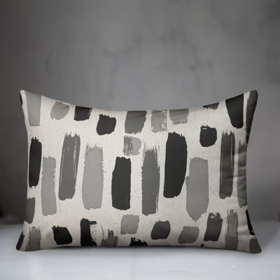 Abstract Outdoor Reversible Throw Pillow