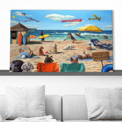 Dog Beach par - Peinture