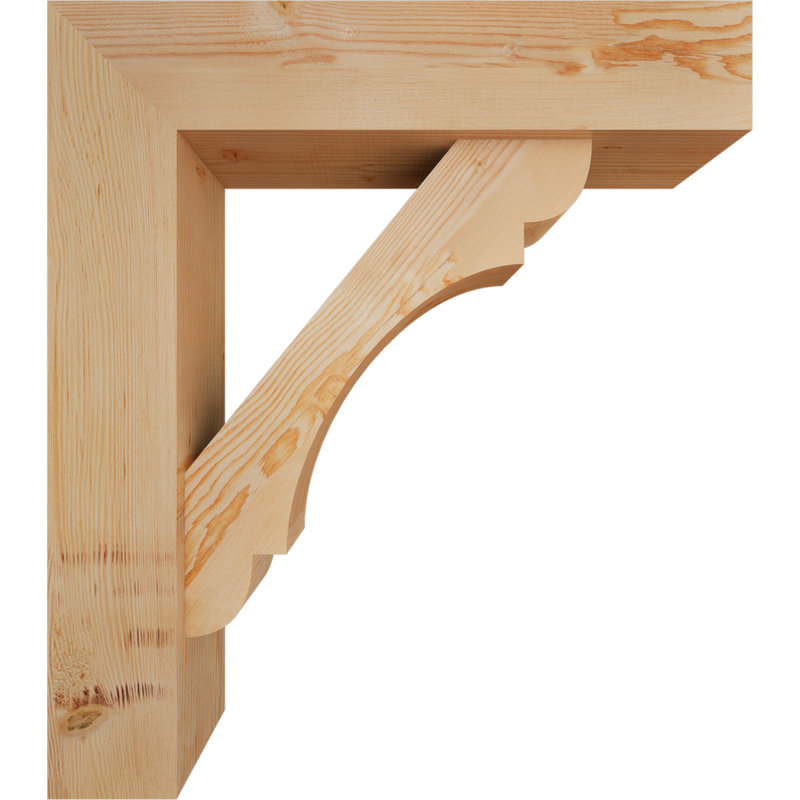 Support de bloc olympique avec entretoise décalée, 24 x 30, Sapin Douglas de l 7 1/2 (lisse)