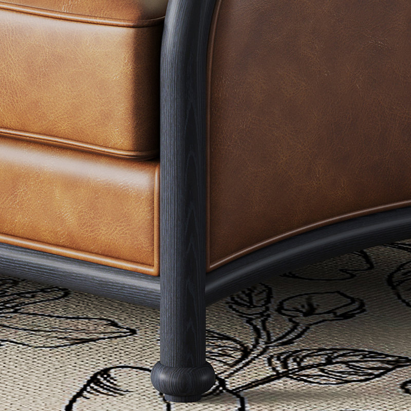 American-style luxury leather sofa