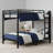 Metal Full Over Full Bunk Bed For Teens And Adults-1225305554