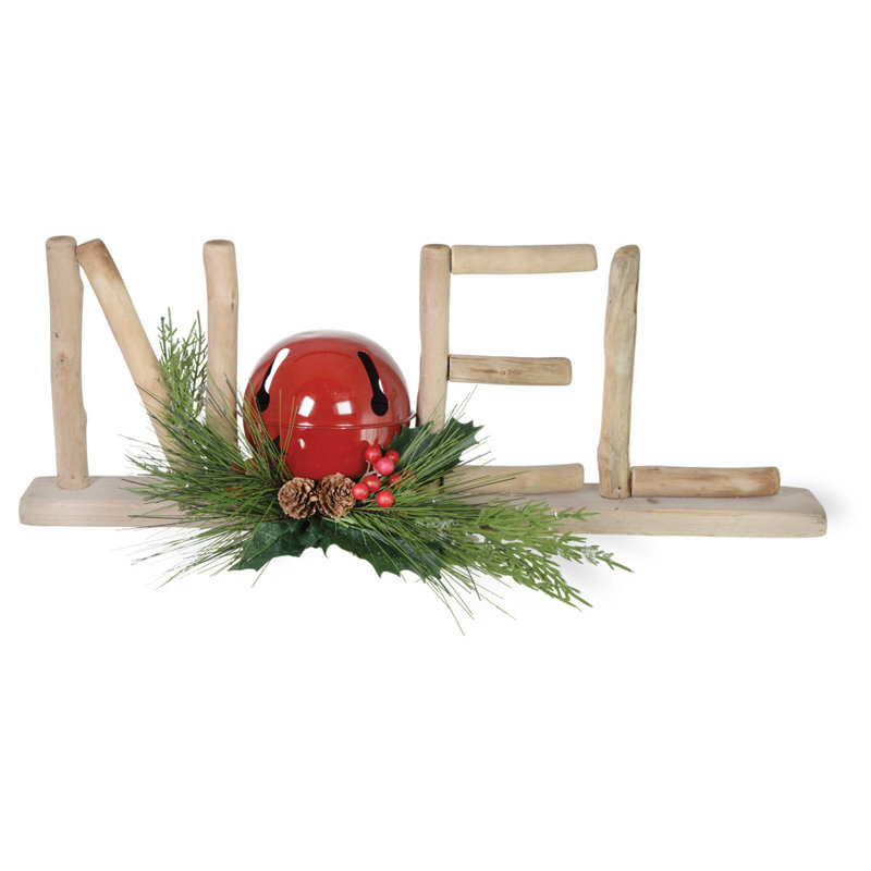 Cloche en bois flottant Noel