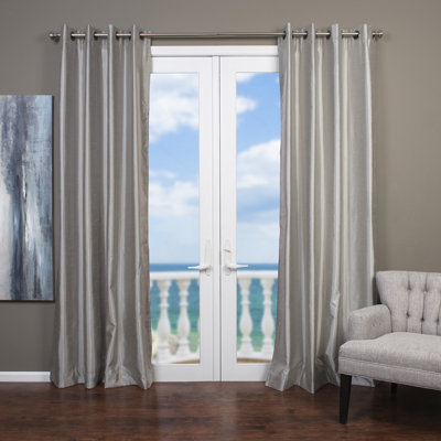 Bordovice Semi Sheer Curtain Single Panel