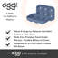 6 Large Balls Ice Tray - Blue