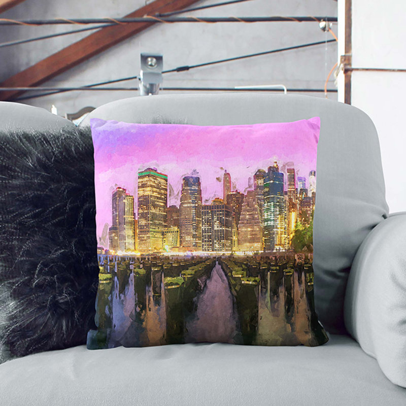 Square Cushion, 40cm H x 40cm W x 15cm D