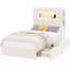 Structure de lit tapissier, lit de rangement avec DEL et station de charge-1030962290-1031401696