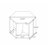 Versatile Hexagonal Coffee Table with Shelf and Multiple Layout Options-552857982