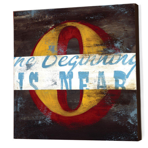 0: The Beginning Is Near by Rodney White - Wrapped Canvas Print, 46cm H x 46cm W x 4cm D