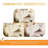 104.7" Full-Size Convertible Sofa Bed Pull-Out Sleeper Sofa U-Shaped Sofa & Chaise with Removable Armrest And USB Port-1658225564