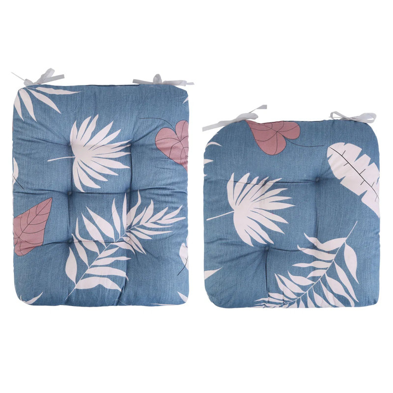 2-piece Rocking Chair Cushion Set, Back And Seat Cushion With Straps, 7 Color Options, Soft Polyester Fiber Cushions For Rocker, Office Chair, Sofa, 22.83x18.89 Inch