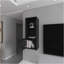 Armoire murale Hopewell, salon, noir-490272315