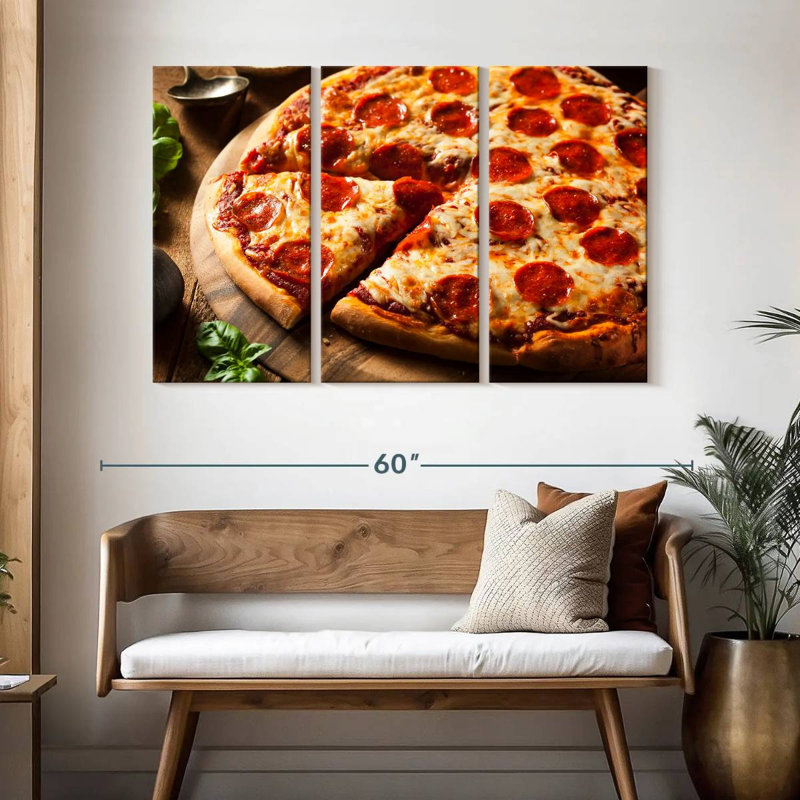 Yerlin, pizza Pepperoni fraîche, H 32 po x l 50 po