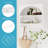 Bronson Arched Wall Shelf With 3 Hooks- White