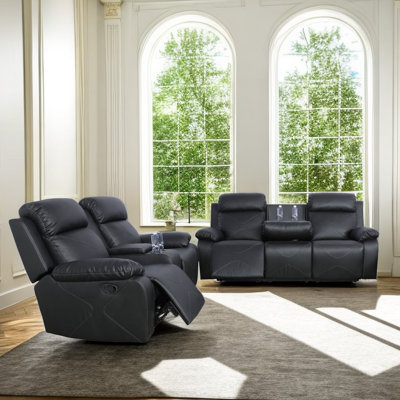 Wilhelmus 2 - Piece Faux Leather Living Room Set