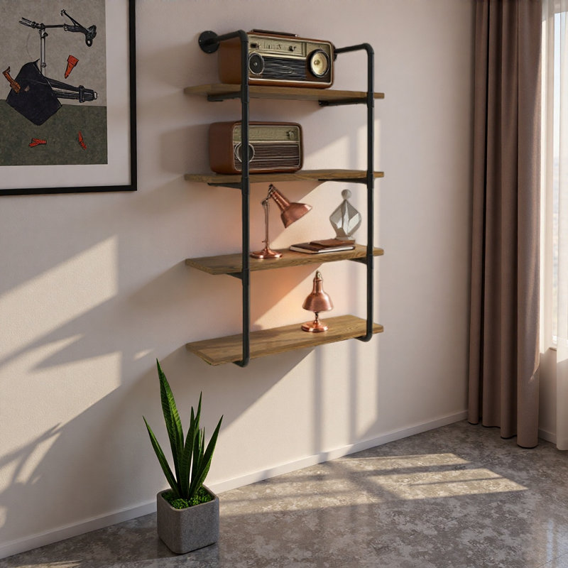Bibliothèque murale flottante Rack