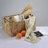 Handmade Water Hyacinth Storage Basket Set with Wood Handles (Set of 4)