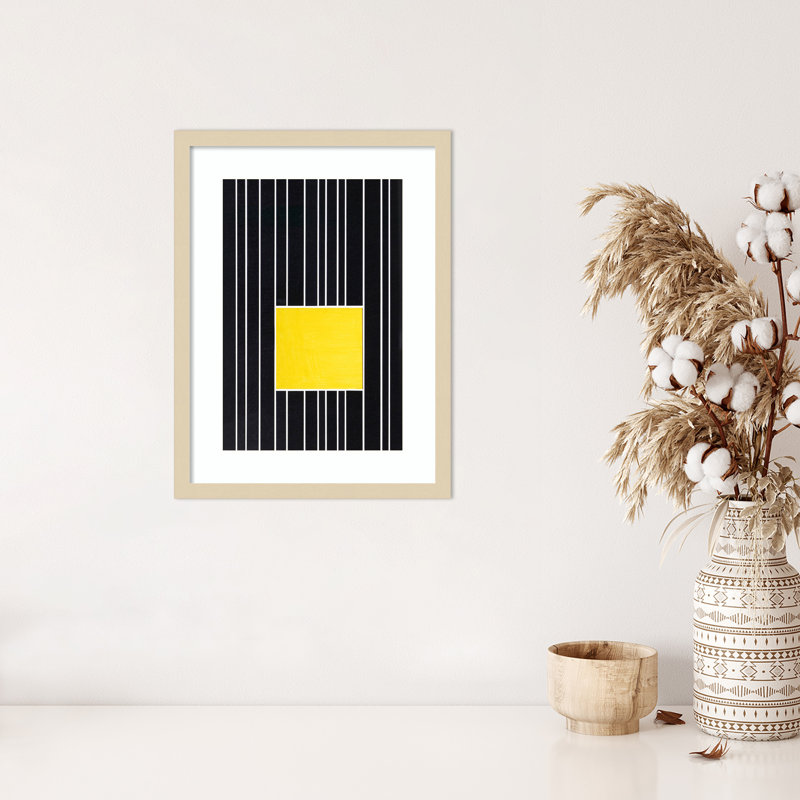 «Alex Dunn Yellow Box Self Storage» encadré sur papier par Alex Dunn, Brun, H 21 po x l 16 po