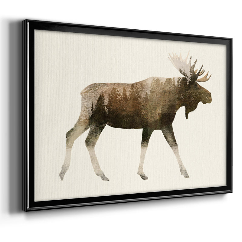 The Wilderness III, reproduction d'art sur toile, H 14 po x l 20 po x P 1,5 po, Noir