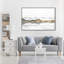 «Abstract Stood Still and Wondered Gold Mountains», reproduction d'art graphique sur toile tendue-317384592-317384590