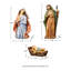 Ensemble de 12 figurines de crèche surdimensionnées en résine-1915518903