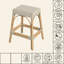 Tabouret de comptoir / de bar Lennart-185137916-185137669