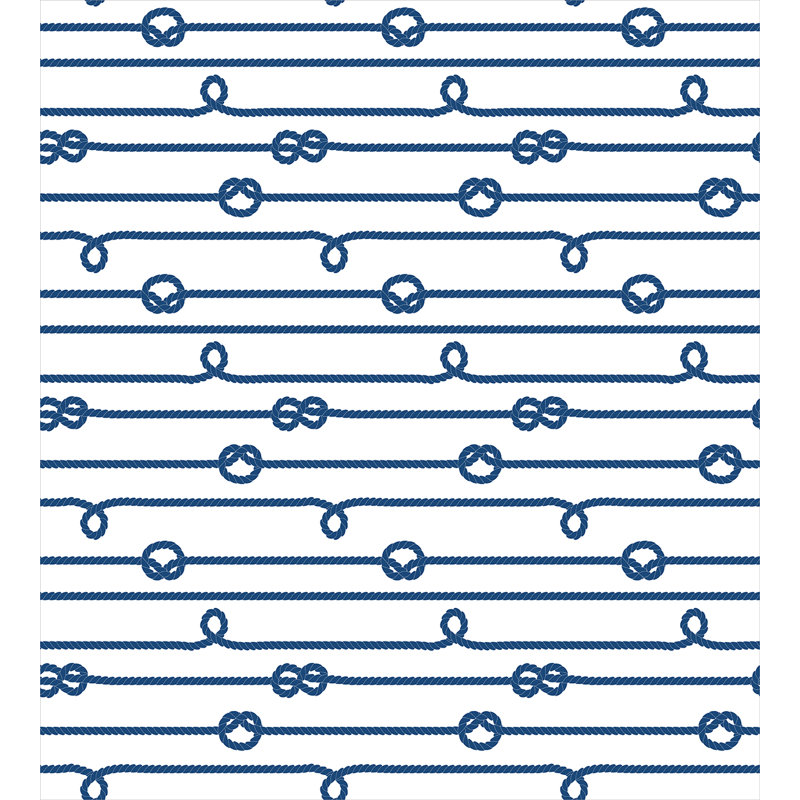 Nautical Navy and White Queen Duvet Cover Set
