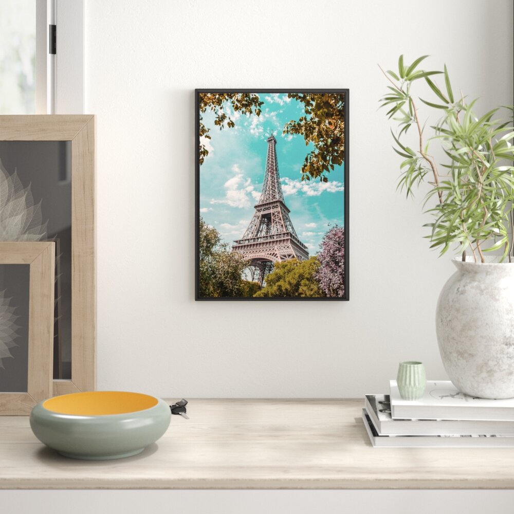 Gerahmtes Wandbild Eifelturm Paris