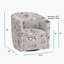Chaise d'appoint en polyester gris