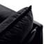 Surdimensionné 2 chenille, revêtement doux et rangement pratique, noir pour le bureau de la chambre du salon, avec siège profond, tissu respirant, coussins double couche,