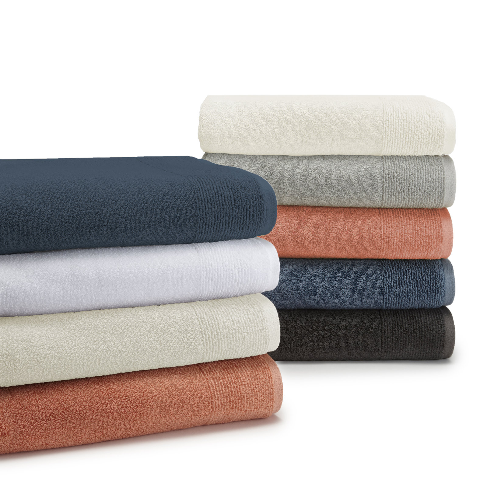 Maven Plush Bath Towel, White
