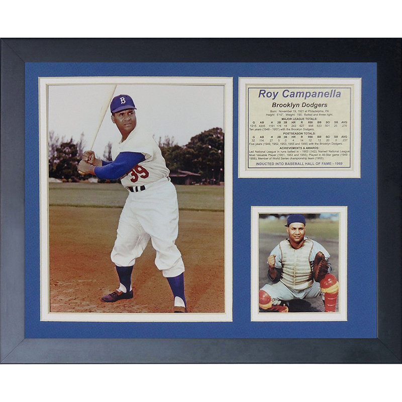 Souvenirs encadrée roy campanella